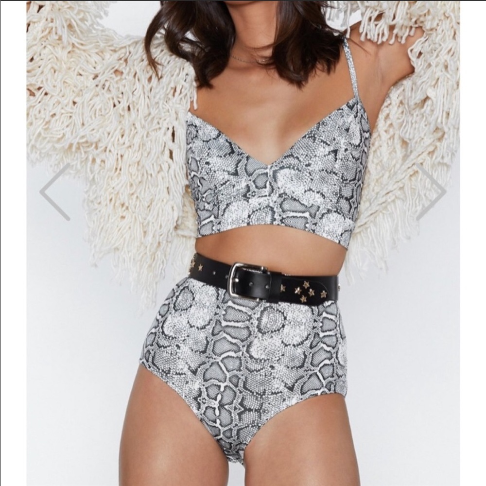 Snake skin two piece set